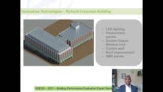 SEEDS Conference 2021 - Building performance evaluation in low-energy retrofit - Dr Abdullahi Ahmed