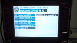 RNS510 Firmware Upgrade "on the bench" screenshot 4