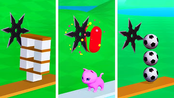 Dont Slice The Cats : Very Satisfying And Relaxing ASMR Slicing Game