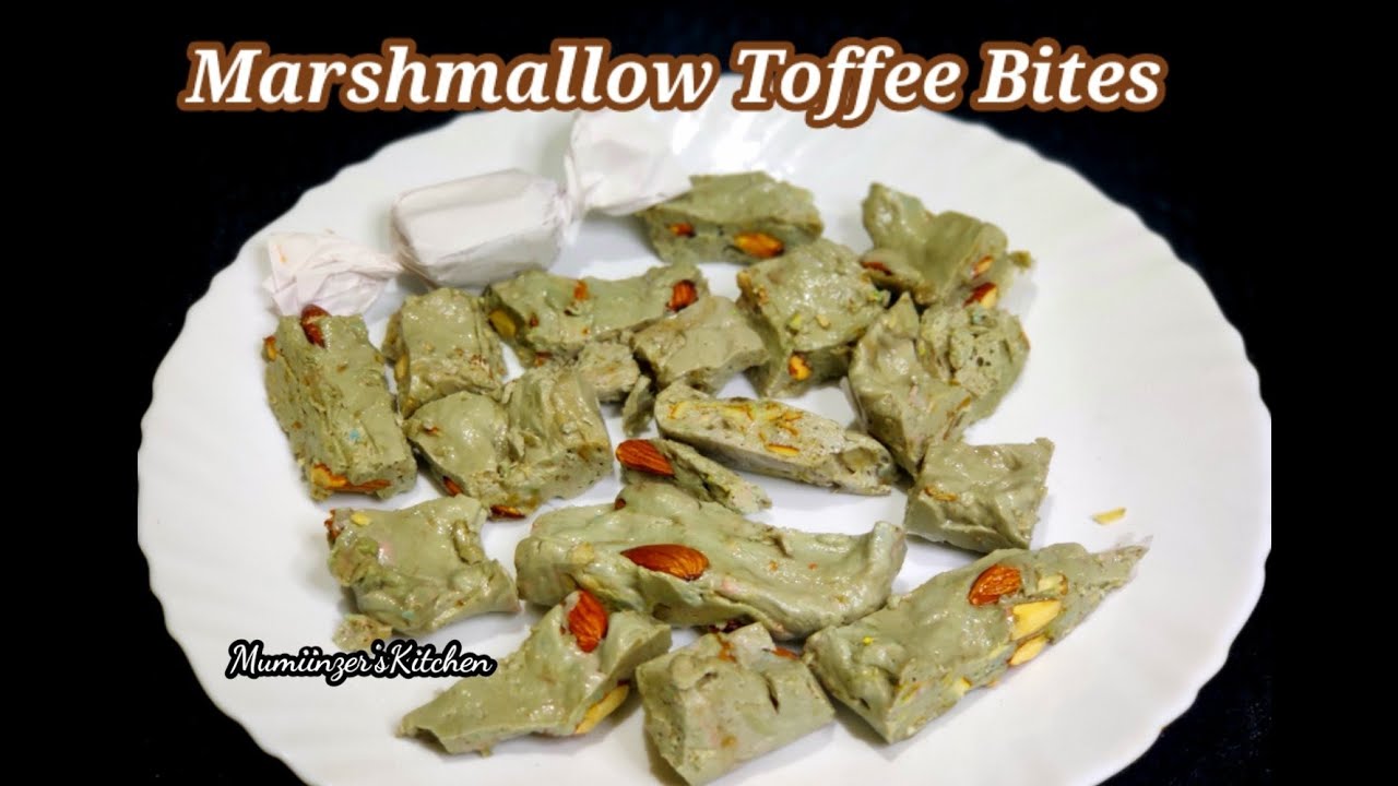 Marshmallow Toffee Bites Recipe Homemade Toffee Bites Recipe