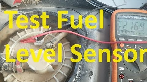 How To Test a Fuel Level Sensor Without Removing Fuel Pump