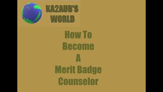 How To Become A Radio Merit Badge Counselor