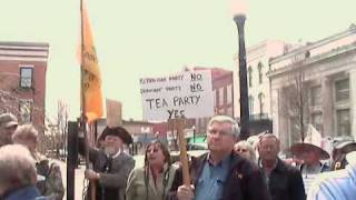 Bradford County Concerned Citizens  Tea Party and the County Court House in Towanda, Pa April 15th
