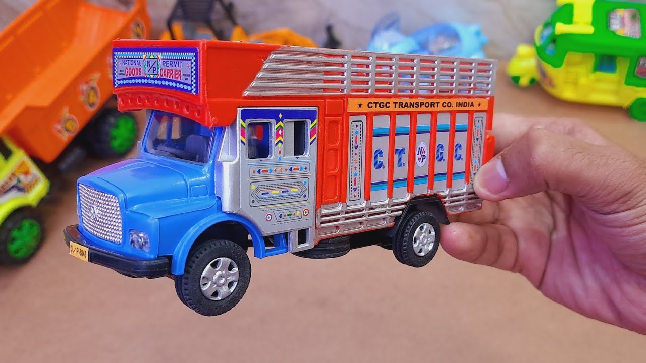 Truck, Tractor, Auto rickshaw, gadi gadi, train video YouTube