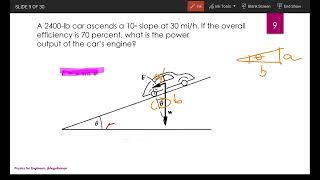 Physics for Engineers power efficiency problem solving in Tagalog
