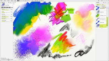 Palette Knife Blending + Layer Blur in ArtRage