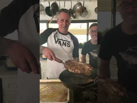 MEAT FREE WOW!!  Wicked Kitchen Chefs cook huge BBQ Brisket & Steaks made from shrooms.. #short