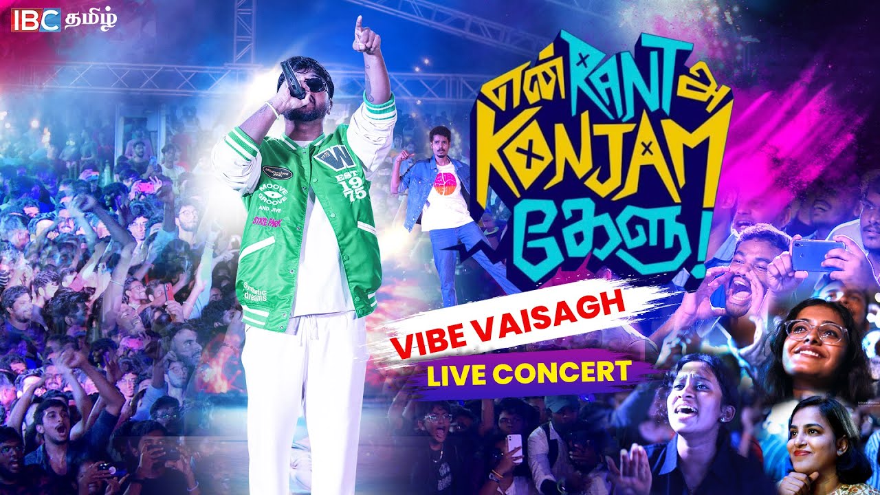 En Rant Ah Konjam Kelu  Vaisagh Live Performance  Vibe with Vaisgah   IBC Tamil