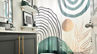 SMALL GUEST BATHROOM RESET 2024|MODERN & BUDGET FREINDLY