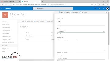 How to create an app using a SharePoint List