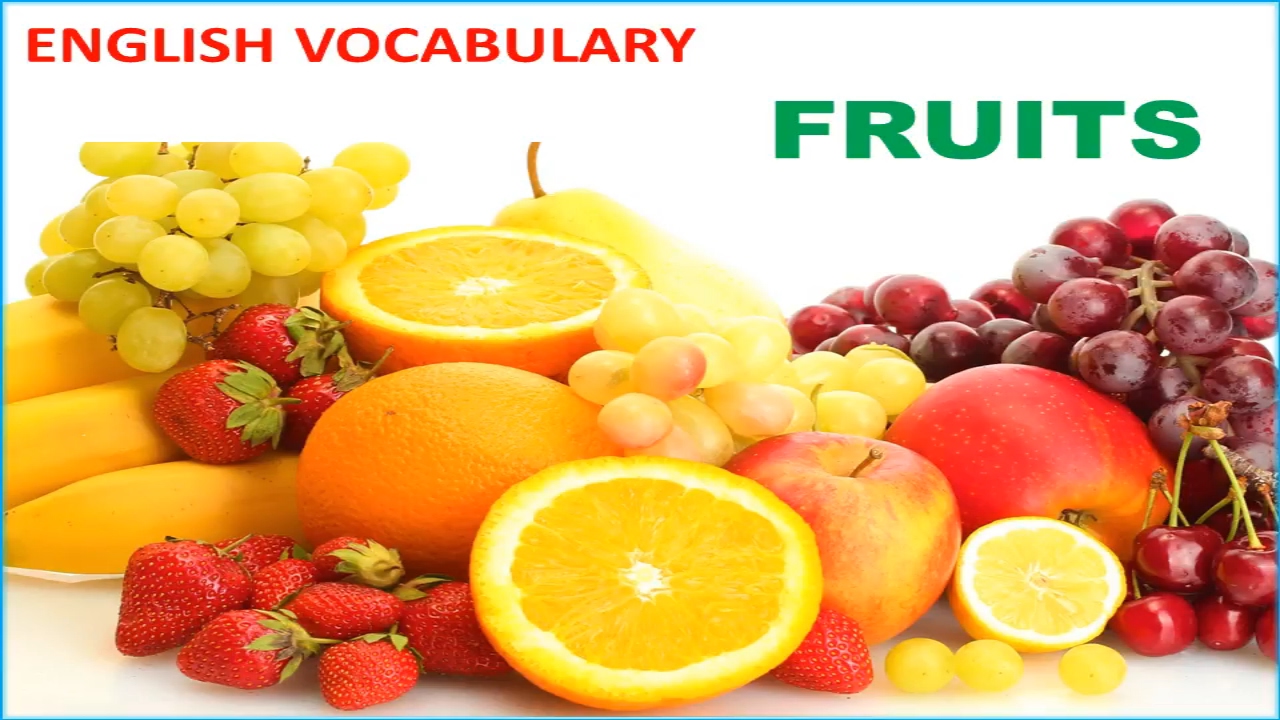 Fruits Vocabulary with Pictures, Pronunciations and Definitions - Lesson 2