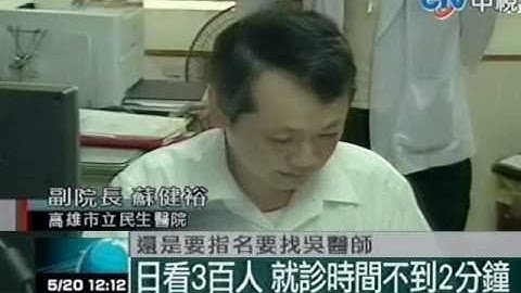 骨科名醫看診超量 1日要看3百人 - 天天要聞