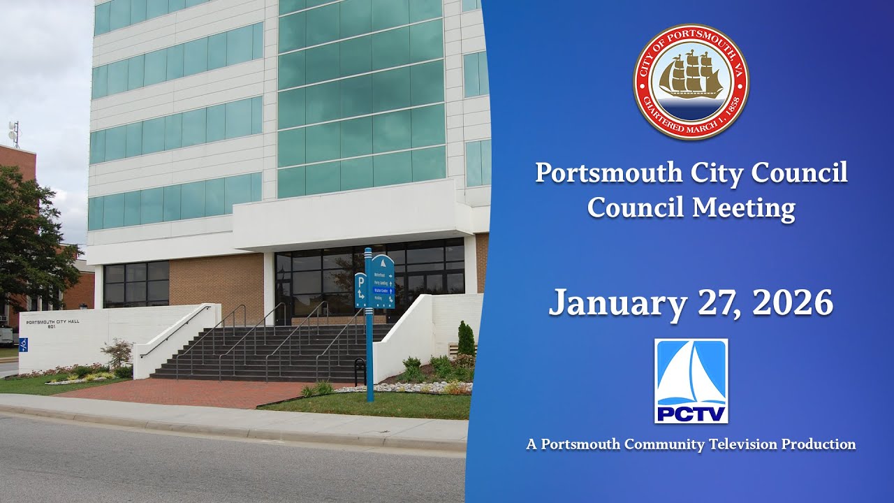 Portsmouth City Council Meeting January 27, 2026 Portsmouth, Virginia