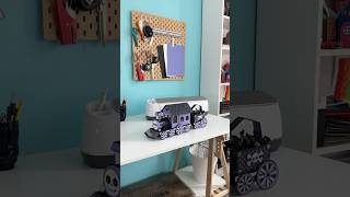 Haunted Train 3D SVG project for Cricut - Entirely made out of cardstock! 🚂👻