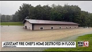 Flooding destroys Germantown assistant fire chief’s home @wnyt