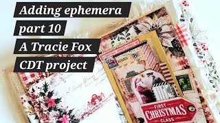 Lets add ephemera! A @TracieFoxCreative CDT  project (ad feature)