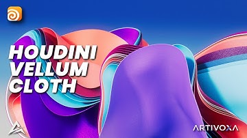Houdini Tutorial | BEGINNER VELLUM CLOTH SIMULATION