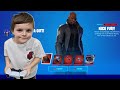 TRUMAnn Giving My 8 Year Old Kid NEW NICK FURY Marvel Fortnite Skin Bundle. Unlocking NICK FURY