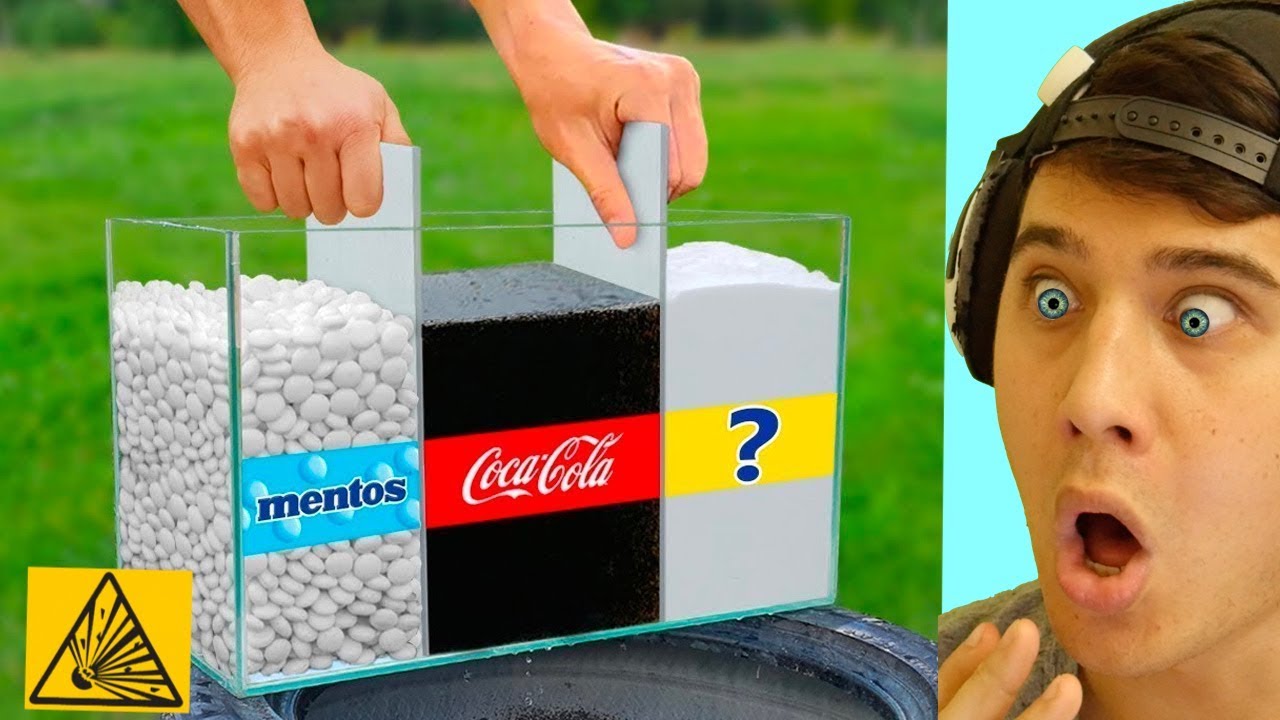 EXPERIMENT: COCA COLA & BAKING SODA CRAZY REACTION! - YouTube