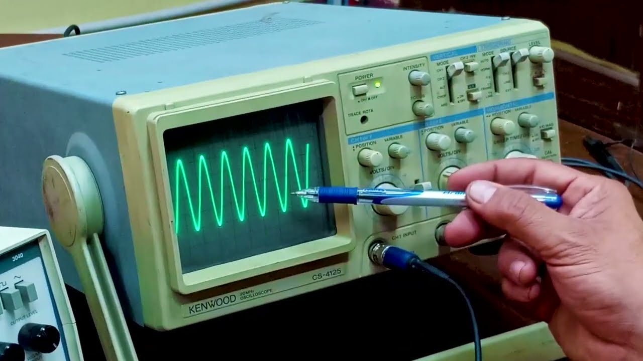 شرح استخدام  سلسكوب  - مولد الإشارة - Signal Generator - Oscilloscope