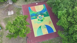 Yale-trained artist paints cooling mural for New Haven youth