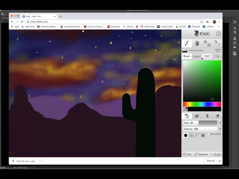 Kleki Tutorial - Digital Painting Tool Free Online - Basic