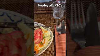 Meeting with CEO’s text me for investment advice !