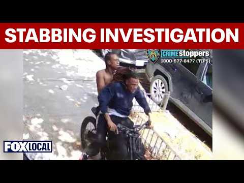New video shows 2 suspects wanted for stabbing of off-duty NYPD detective