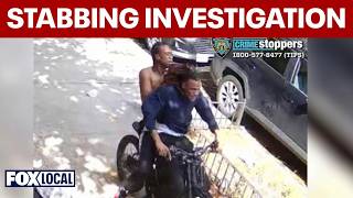 New video shows 2 suspects wanted for stabbing of off-duty NYPD detective