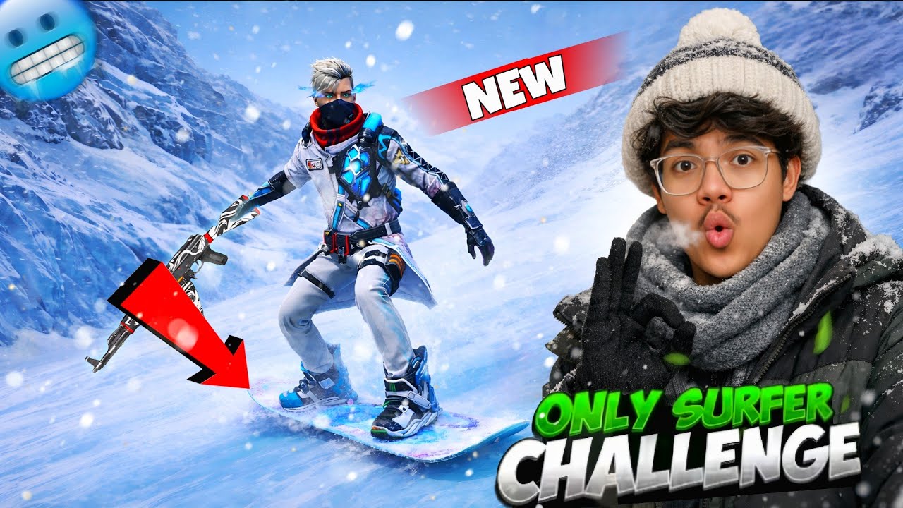 Free Fire New SurfBoard Challenge 😱 | Booyah Possible?