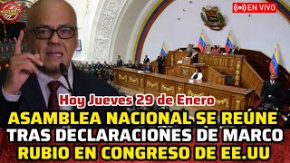 asamblea Nacional Se Rene De Emergencla Tras Declaraciones De Marco Rubio Ante Congreso De Eeuu