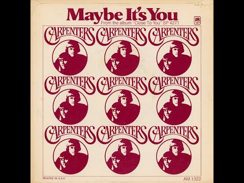 Carpenters Maybe It S You 1987 Remix 