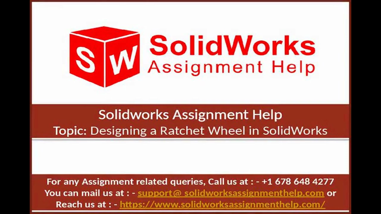 Designing a Ratchet Wheel in SolidWorks