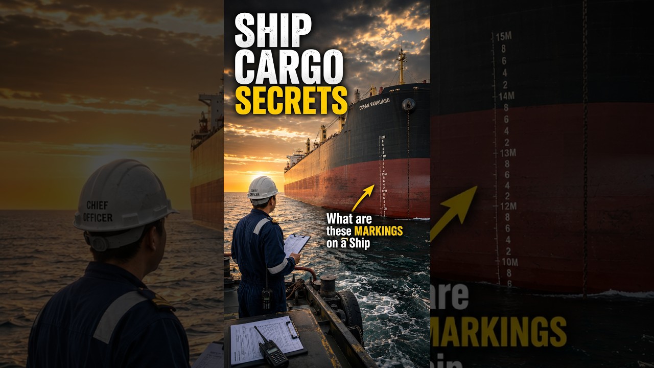 ⁣The Secret Formula Behind Cargo Weight on Ships| Life at Sea | Merchant Navy | Cargo Ship Secrets