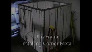 UltraFrame Installing Corner Metal