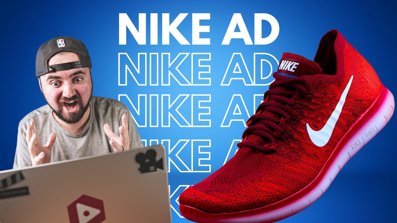How an epic Nike commercial images | Product commercial tutorial with InVideo - YouTube