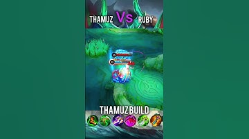 Thamuz vs Ruby Mobile Legends #shorts #thamuz #ruby #mlbb