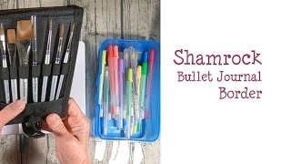 Shamrock Bullet Journal Border