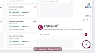 Salesflo Engage CRM With Agentic AI | Built for F&B Sales Teams in Saudi Arabia