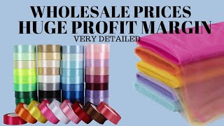 HUGE PROFIT MAGIN / 6 Websites to find Tulles & Ribbons On Wholesale / VERY DETAILED /Wholesale TUTU screenshot 2