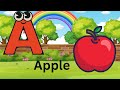 ABC Learn the Alphabet A to Z | A for apple 🍎 | Reading The phonic song for Nursery and Grade1 kids 