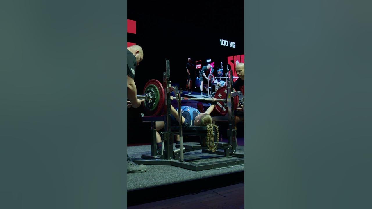 Tiffany chapon 100kg world record bench press youtube