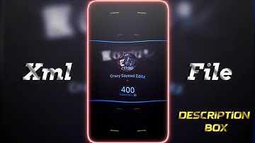 400 SUBSCRIBERS SPECIAL XML 🥳✅||NEW TRENDING XML 🔰✨||BY @CS_Editz