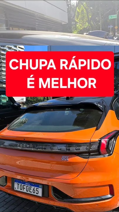 CARRO QUE CHUPA MUITO RÁPIDO PRA VOCÊ! #shorts