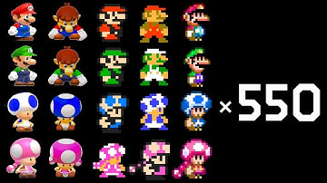 Super Mario Maker 2 – 4 Players (World 1) Super Worlds Local Multiplayer Co Op