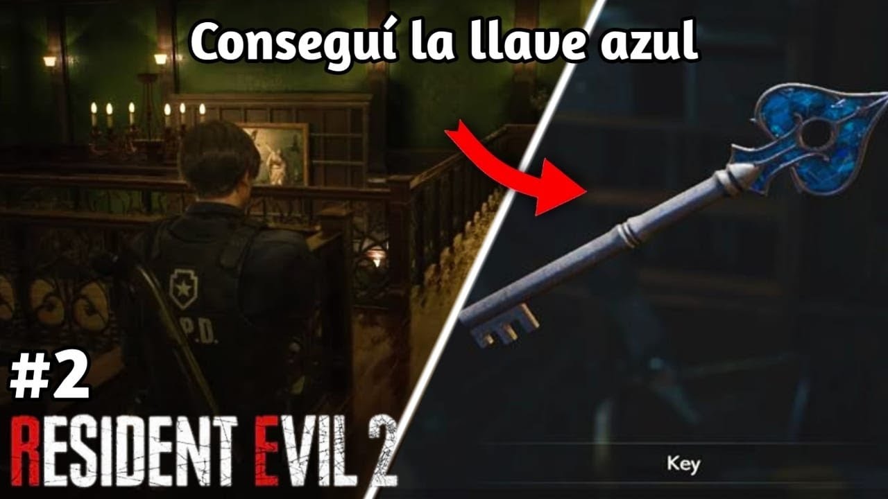 Consigo la llave Azul Resident Evil 2 (Remake) YouTube Consigo la llave Azul Resident Evil 2 (Remake) YouTube