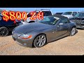 Copart Walk Around 2-2-21 + $800 BMW Z4!!