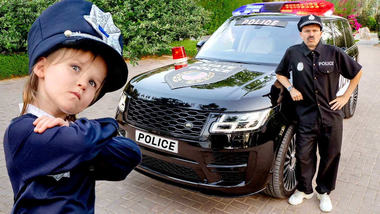 Voiture de course à traîner Police I Vilac I Les Enfants Rêveurs