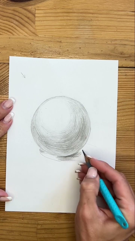 Рисуем гипсовый шар ⚪️ правильно 👍 - YouTube