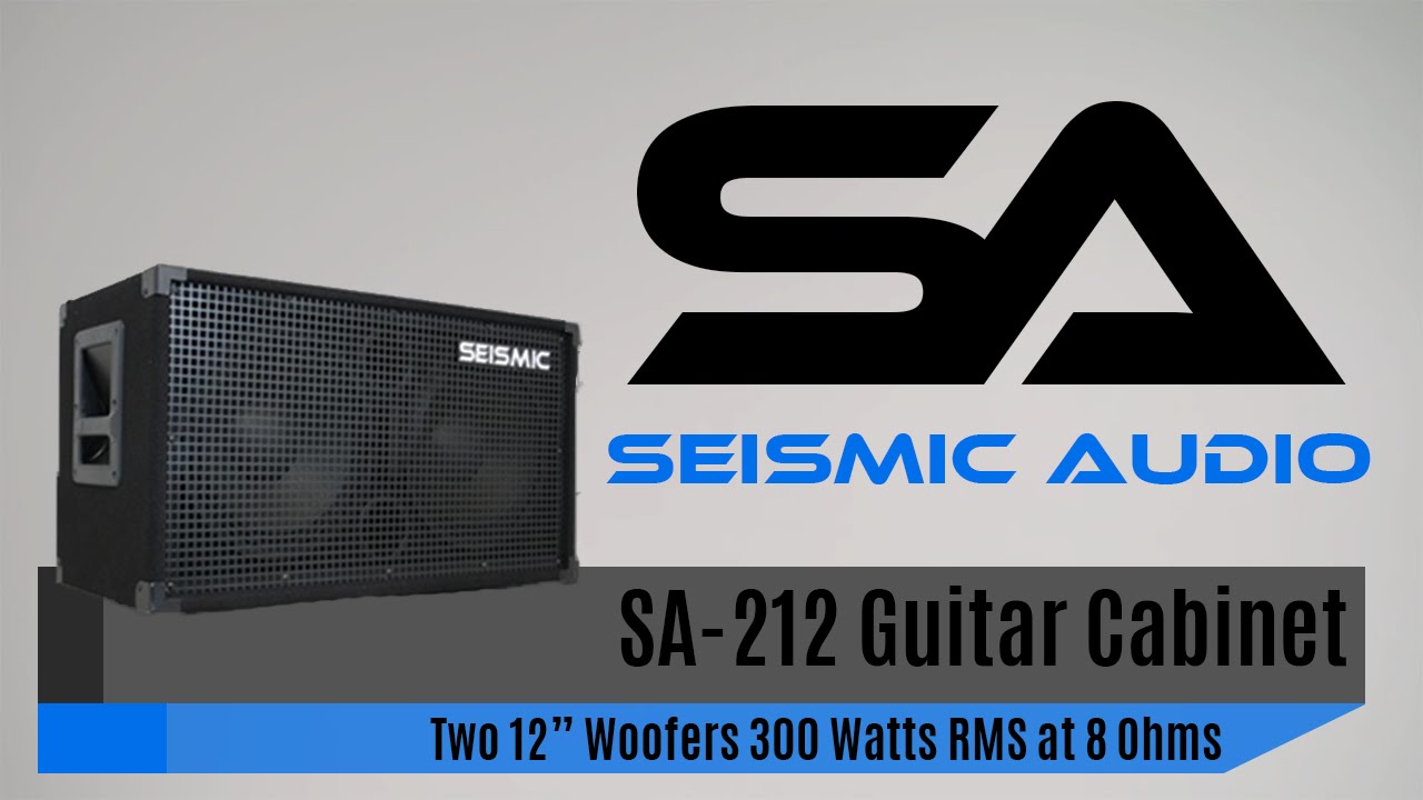 Seismic Audio Sa 212 Guitar Cabinet